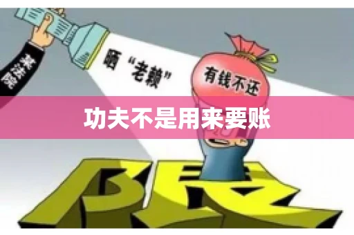 功夫不是用来要账