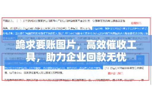 跪求要账图片，高效催收工具，助力企业回款无忧