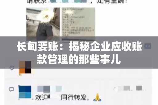 长甸要账：揭秘企业应收账款管理的那些事儿
